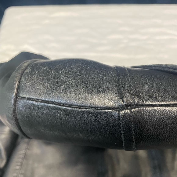 Black Danier Leather Jacket with Removable Liner - Picture 7 of 8